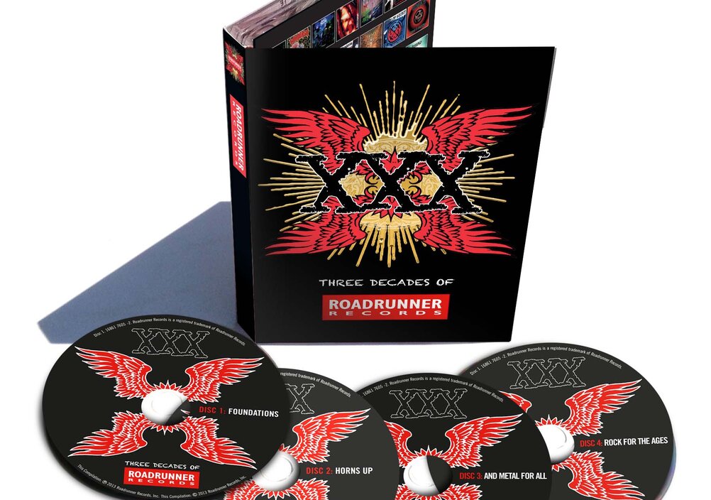 News-Titelbild - Gewinne 1 von 3 Boxsets "XXX: Three Decades of Roadrunner Records"